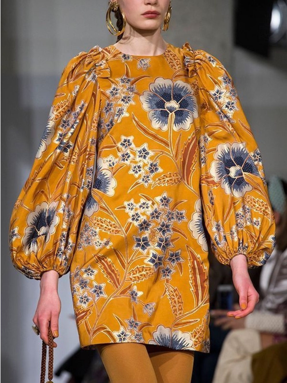 Ulla Johnson Claudine Silk Mini Dress in Amber